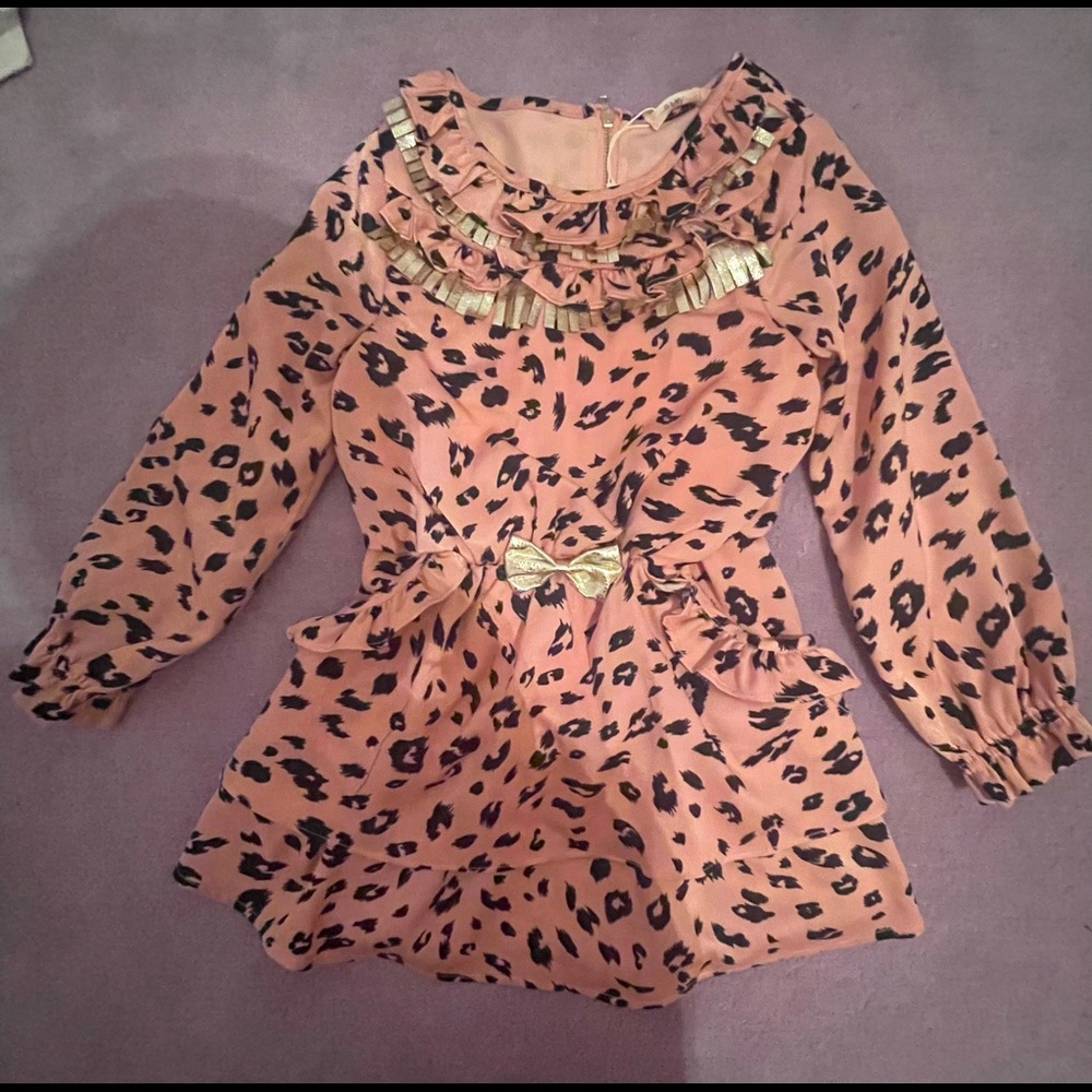 Baby Sara leopard dress size 5